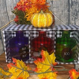 Rae Dunn Glass Potion bottles